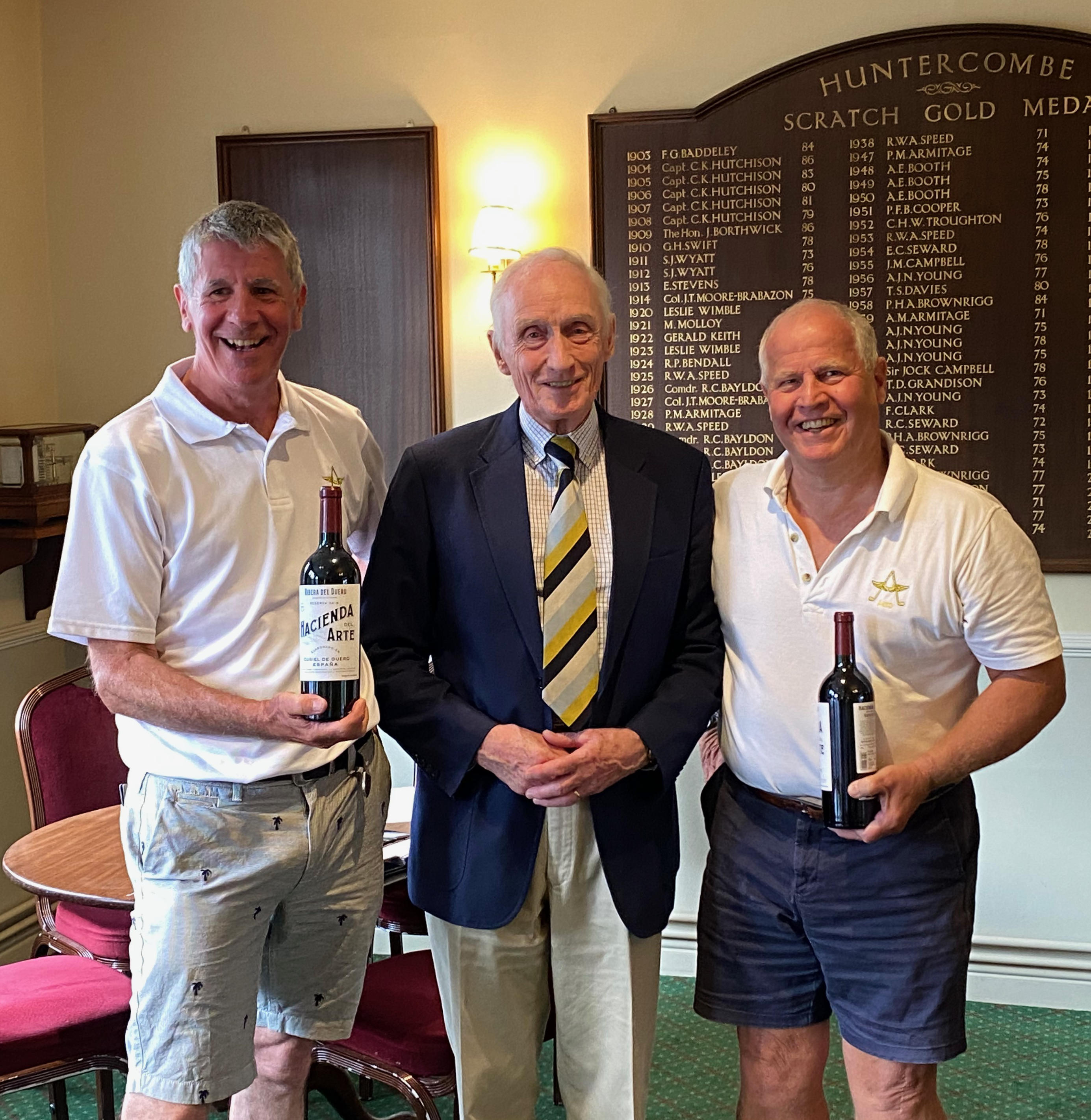 2023 Huntercombe Aero GS 24 Aug Greensomes winners