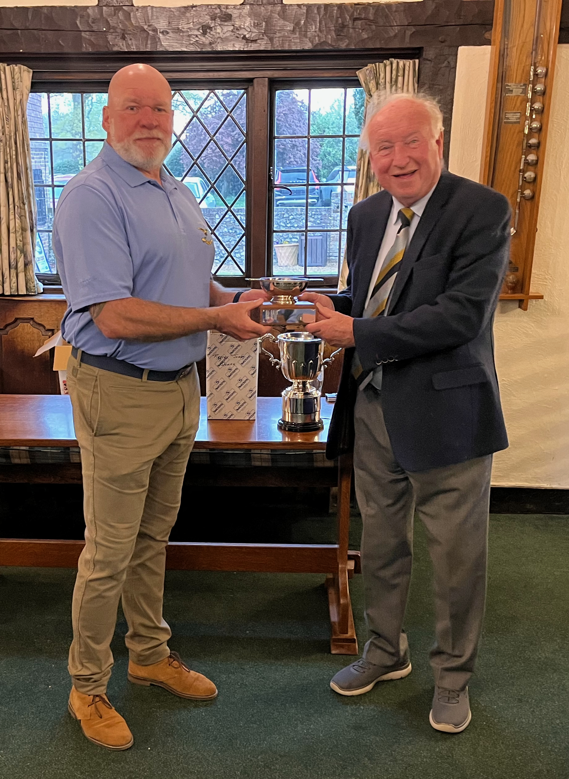 and mark foreman receives the piercey john quaich