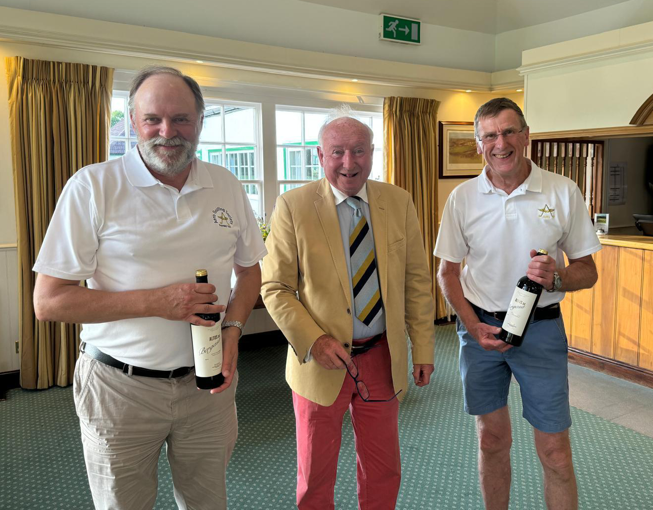 greensomes winners   mark  nigel